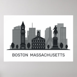 Poster Boston Massachusetts