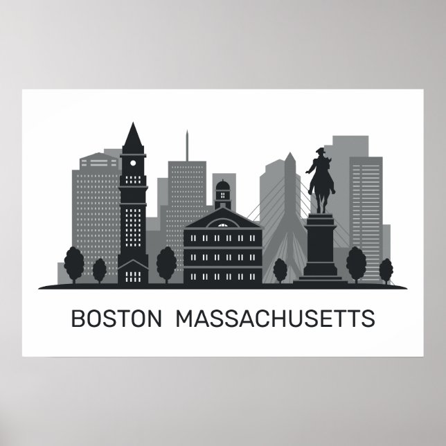 Poster Boston Massachusetts (Frente)