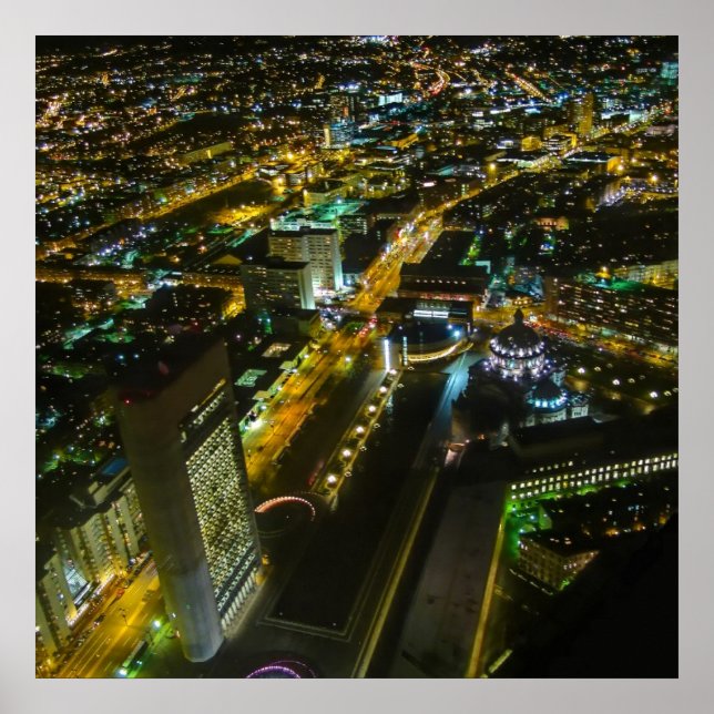 Poster Boston, Massachusetts, EUA (Frente)