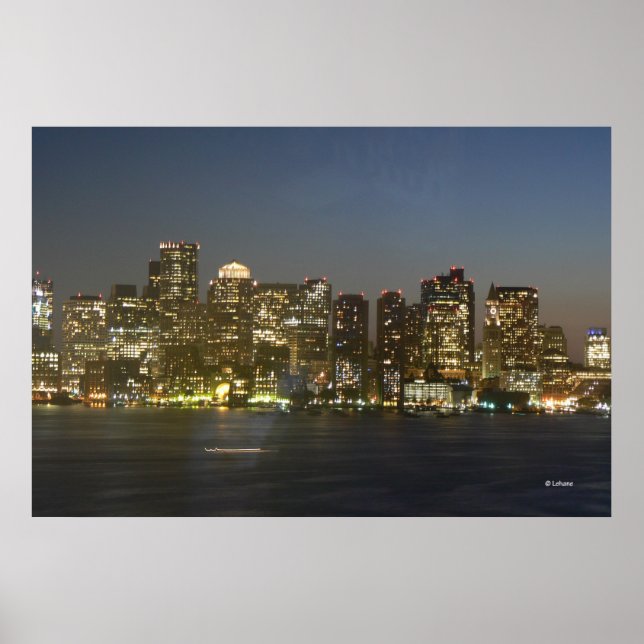 Poster Boston Night Sky (Frente)