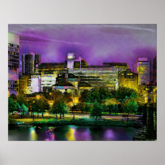 Póster Boston Nights de Pachek