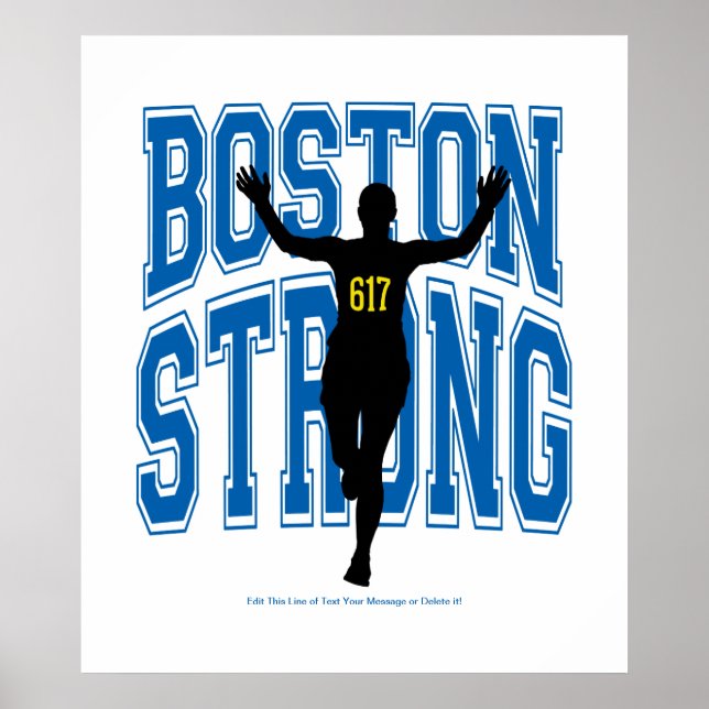 Póster Boston Strong Runner (Frente)