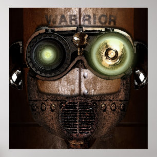 Poster Bot do guerreiro