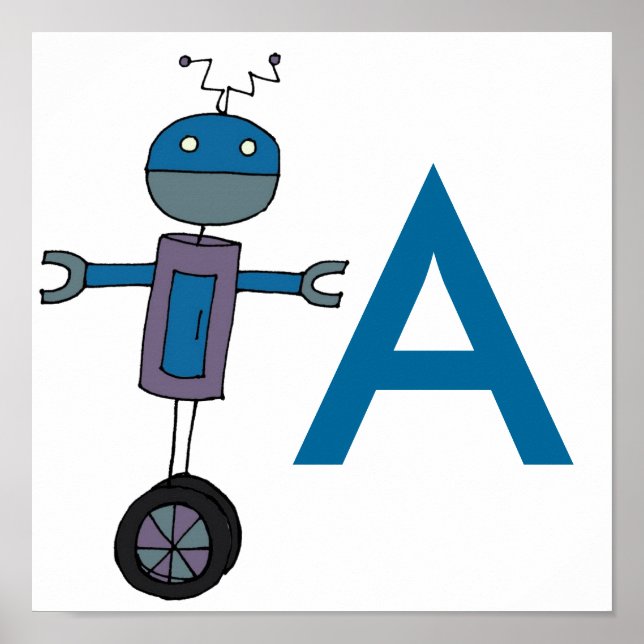 Póster Bot on Wheels (Frente)