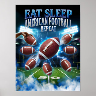 Poster Bota de Futebol Americano Pirata