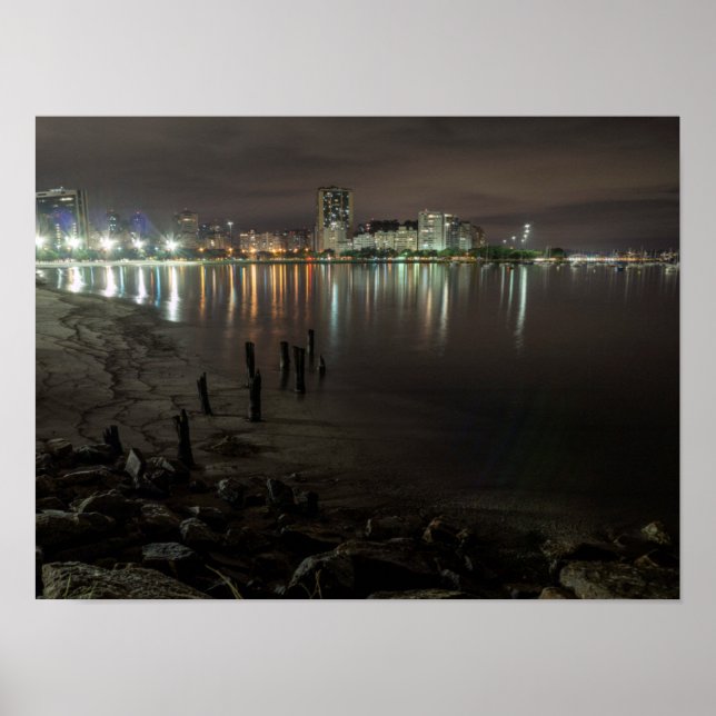Póster Botafogo Bay Night (Frente)
