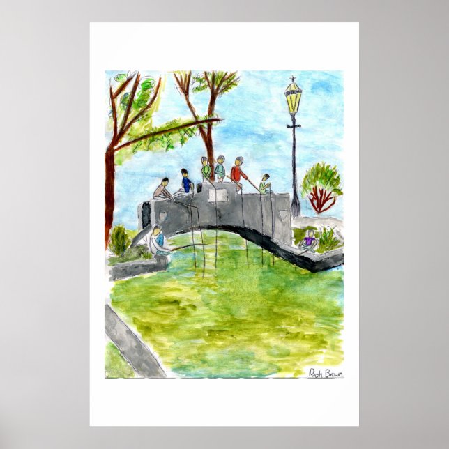 Poster Botany Pond (Frente)