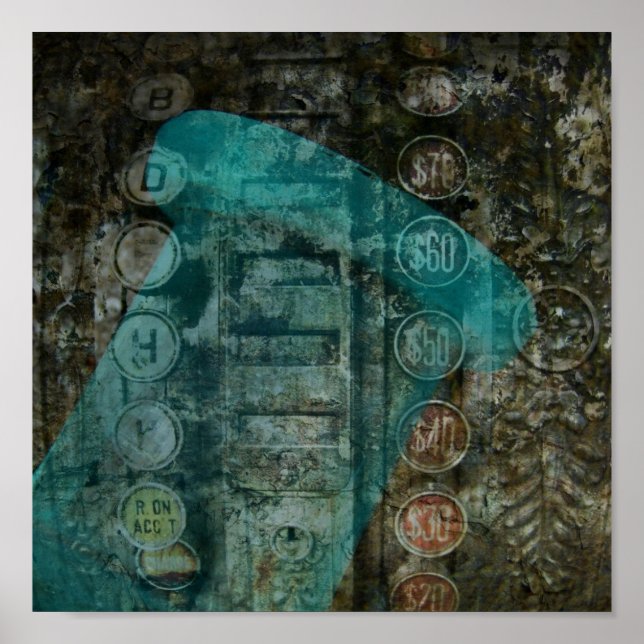 Póster Botão art 5 (Frente)