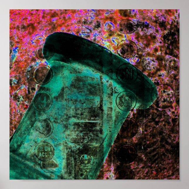 Póster Botão art 7 (Frente)