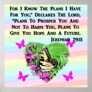 POSTER BOTÃO BONITO JEREMIAH 29:11