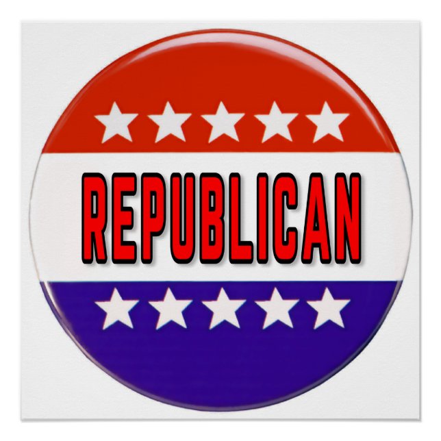 Póster Botão Republicano (Frente)
