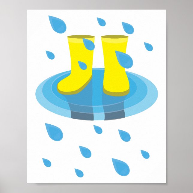Poster Botas de Chuva (Frente)