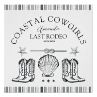 Botas de Cowgirl Costeira Festa de Solteira Wester