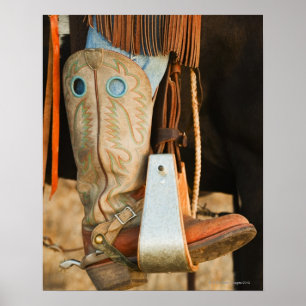 Poster Botas de vaqueiro