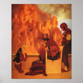 Póster Botas, Maxfield Parrish