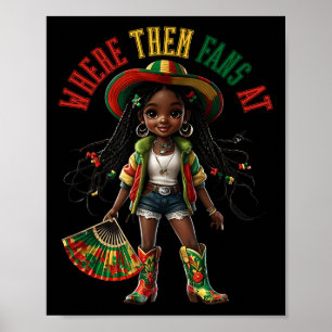 Poster Botas No Chão De Garota Negra Onde Eles Estão