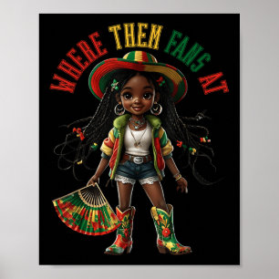 Poster Botas No Chão De Garota Negra Onde Eles Estão