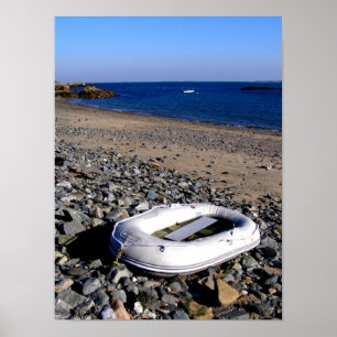 Póster Bote inflável em Guernsey