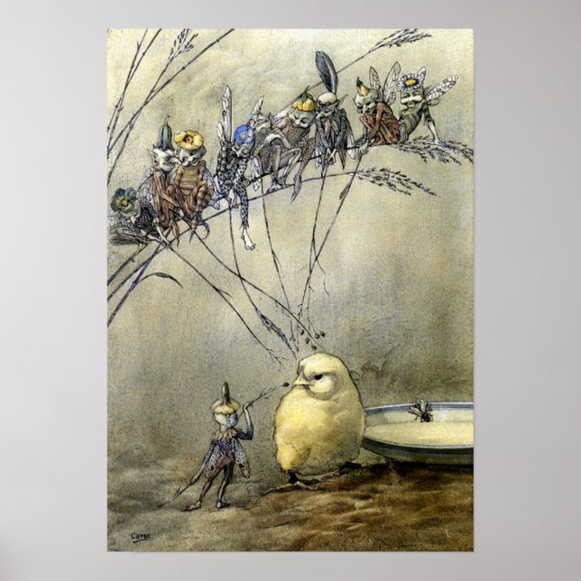 Poster "Bother the Gnat" Blue-Tone (Frente)