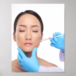 Poster Botox e injeções do enchimento pelo doutor