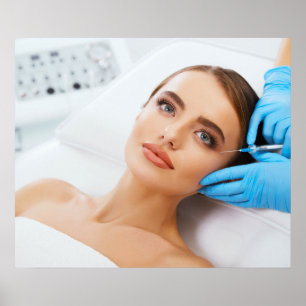 Poster Botox e injeções do enchimento pelo doutor