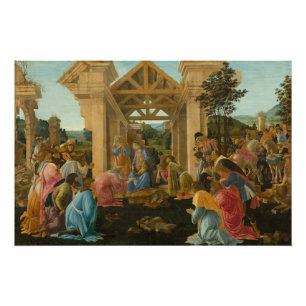 Póster Botticelli Adoration of the Magi