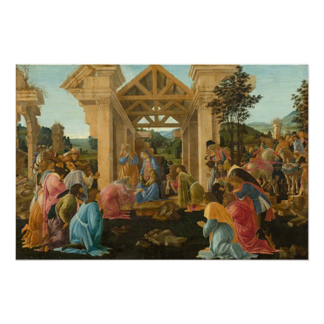 Póster Botticelli Adoration of the Magi (Frente)