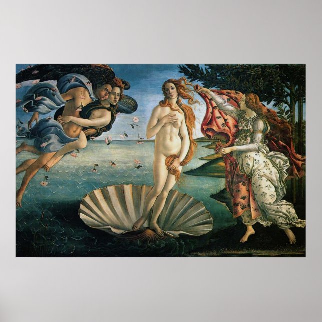 Poster Botticelli Birth of Vênus (Frente)