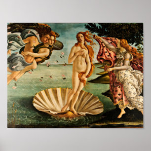 Póster Botticelli - O Nascimento De Vênus
