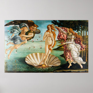 Poster BOTTICELLI - O nascimento de Vênus 1483