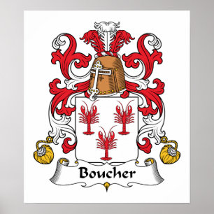Póster Boucher Family Crest