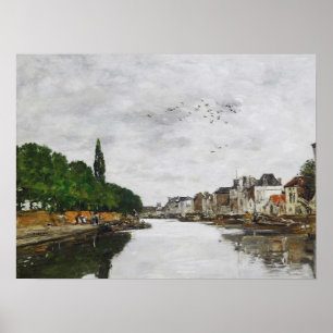 Poster Boudin - Bruxelles No Canal 1871