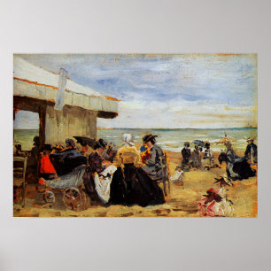 Poster Boudin - Cena de Praia