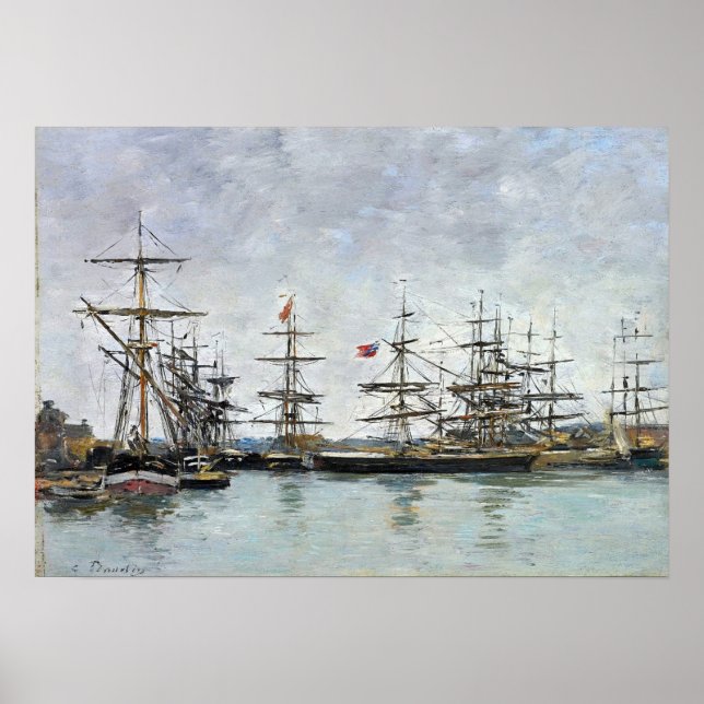 Poster Boudin - Deauville 1880 (Frente)