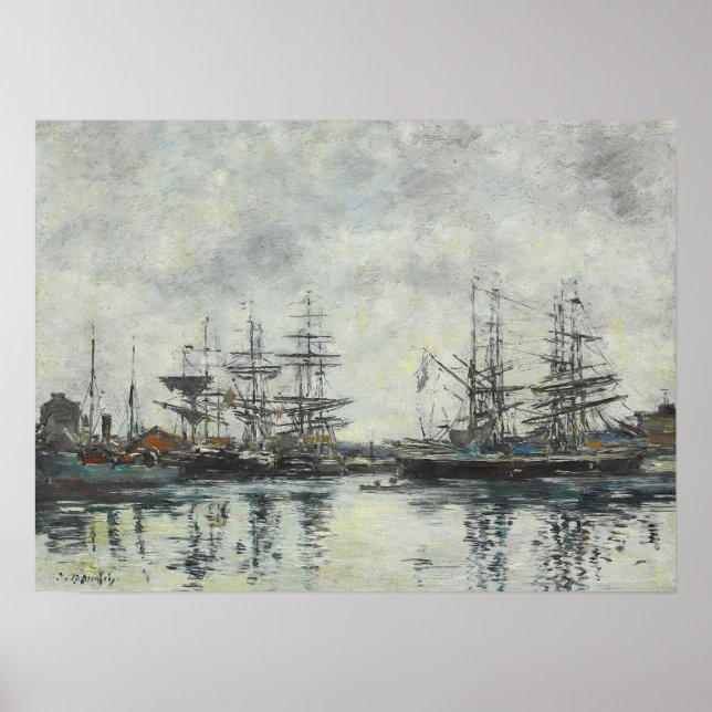 Poster Boudin - Deauville 1885 (Frente)