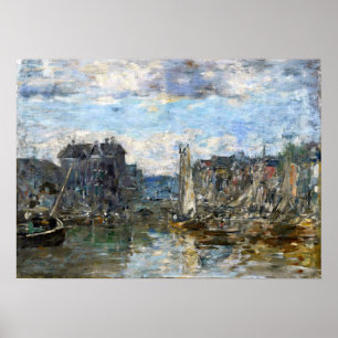 Poster Boudin - Ponte Roterdão De Bourse 1876