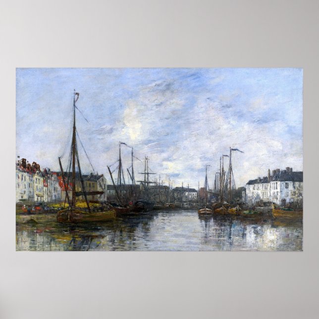 Poster Boudin - Porto de Bruxelas (Frente)