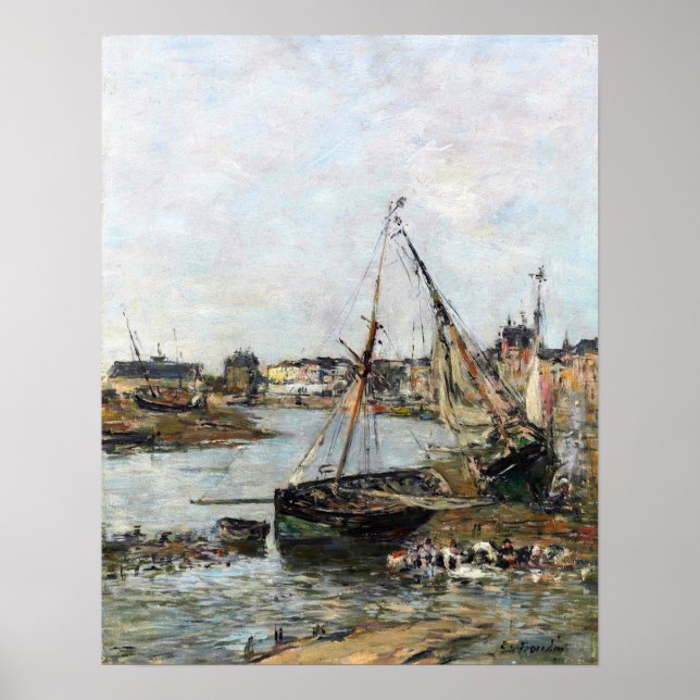 Poster Boudin - Porto de Trouville (Frente)