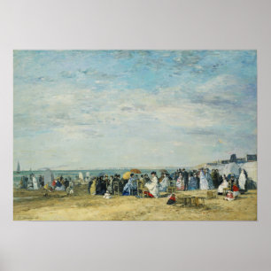 Poster Boudin - Praia De Trouville