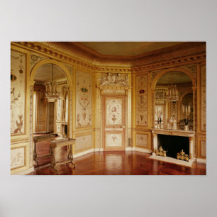 Póster Boudoir de Marie-Antoinette decorado em 1785