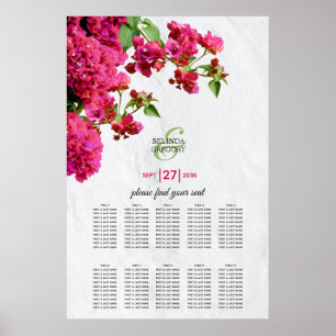 Poster Bougainvillea - Gráfico de Casamento de Ilhas Greg