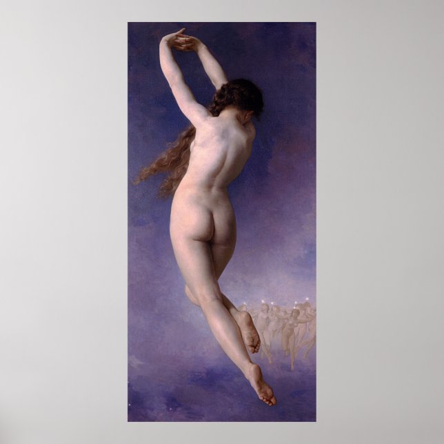 Poster Bouguereau: A Pleiada Perdida (L'Etoile Perdue) 18 (Frente)
