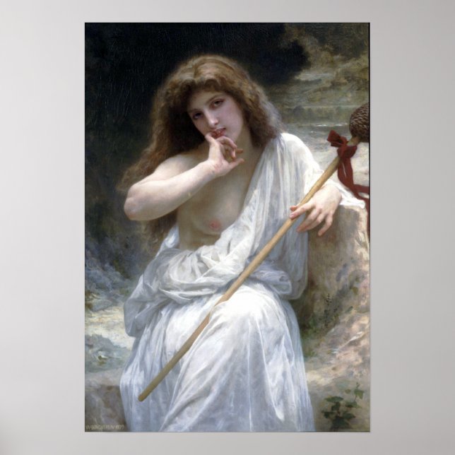 Poster Bouguereau - Bacchante (Frente)