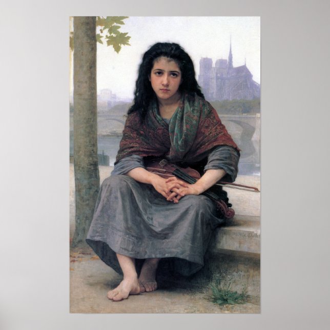 Poster Bouguereau - Bohemienne (Frente)