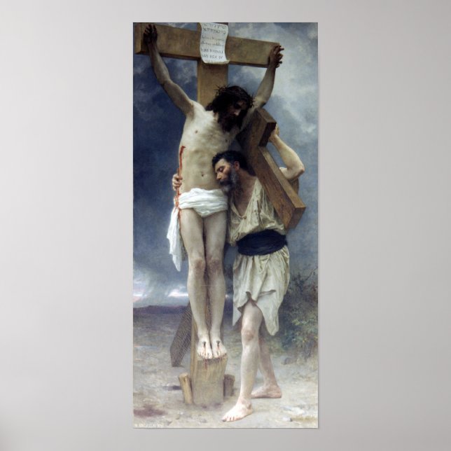 Poster Bouguereau - Compaixão (Frente)