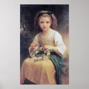 Poster Bouguereau - Criança Travando Uma Coroa, 1874