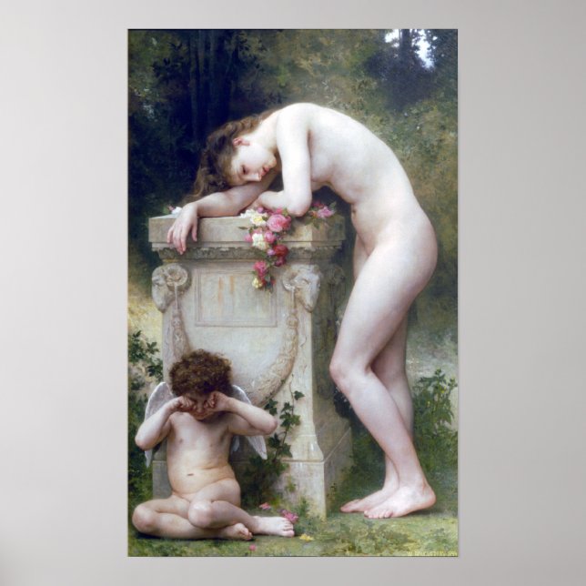 Poster Bouguereau - Douleur d'Amour (Frente)