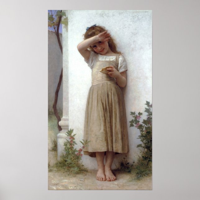 Póster Bouguereau - En Penitence (Frente)