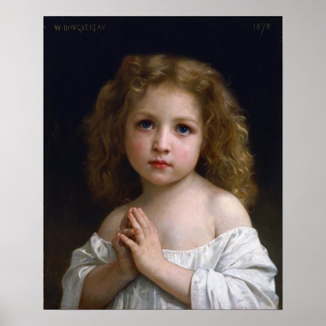 Poster Bouguereau - Garota Pequena (Frente)
