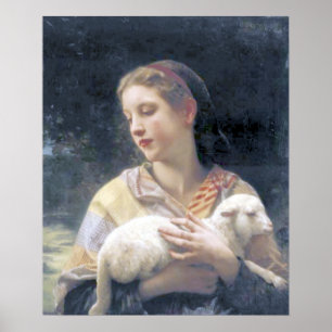 Póster Bouguereau - inocência